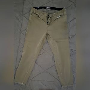 Torrid Premium Sky High skinny jeans - olive green